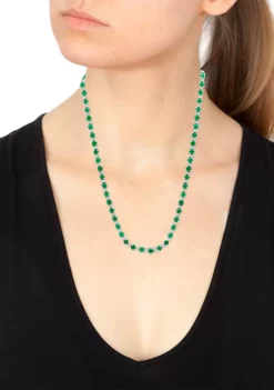 Brand new ⌛ Diamond and Natural Emerald Necklace in Sterling Silver by Effy® ✨ -Effy® Sales Shop Belk 810