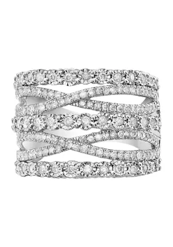 Best reviews of ✨ 1 ct. t.w. Stacked Diamond Ring in Sterling Silver by Effy® 😉