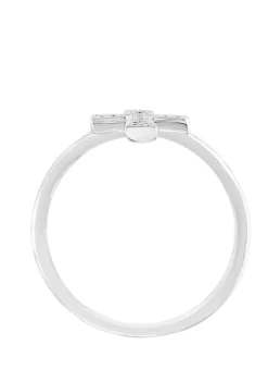 Budget ✨ Diamond Cross Ring in Sterling Silver by Effy® 🔥 -Effy® Sales Shop Belk 850