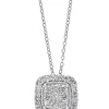 Budget 🤩 1/2 ct. t.w. Diamond Pendant Necklace in Sterling Silver by Effy® ✨