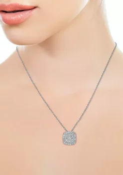 Budget 🤩 1/2 ct. t.w. Diamond Pendant Necklace in Sterling Silver by Effy® ✨ -Effy® Sales Shop Belk 855