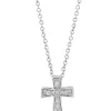 New ✨ Diamond Cross Pendant Necklace in Sterling Silver by Effy® 💯