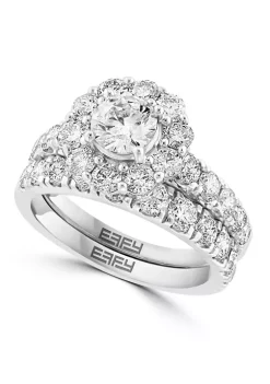 Deals ✔️ 14K White Gold Lab Grown Diamond Ring (With 3/4 ct. t.w. Center Size) by Effy® 🔥