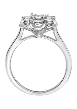 Promo 🎁 Sterling Silver 1/2 ct. t.w. Diamond Miracle Set Ring by Effy® 👏 8 Promo 🎁 Sterling Silver 1/2 ct. t.w. Diamond Miracle Set Ring by Effy® 👏 -Effy® Sales Shop Belk 903