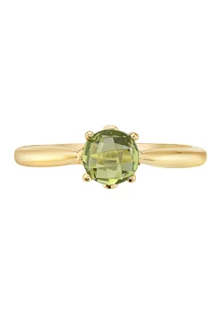 Best Sale 🎉 14K Yellow Gold 7/8 ct. t.w. Peridot Ring by Effy® 🛒 -Effy® Sales Shop Belk 908