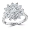 Wholesale 🤩 1/2 ct. t.w. Diamond Cluster Ring in Sterling Silver by Effy® ⭐