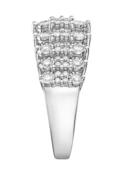 Budget 😍 Sterling Silver 1 ct. t.w. Miracle Set Diamond Ring by Effy® 🤩 7 Budget 😍 Sterling Silver 1 ct. t.w. Miracle Set Diamond Ring by Effy® 🤩 -Effy® Sales Shop Belk 950