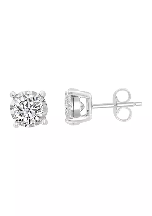 Buy 🔔 14K White Gold Diamond Earrings by Effy® 😍 1 Buy 🔔 14K White Gold Diamond Earrings by Effy® 😍