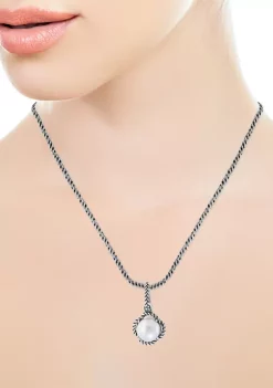 Cheapest 👏 Sterling Silver 9 Millimeter Freshwater Pearl Pendant Necklace by Effy® 🌟 -Effy® Sales Shop Belk 982