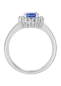 Outlet 😀 3/4 ct. t.w. Natural Tanzanite and 1/10 ct. t.w. Diamond Ring in Sterling Silver by Effy® ⭐ 8 Outlet 😀 3/4 ct. t.w. Natural Tanzanite and 1/10 ct. t.w. Diamond Ring in Sterling Silver by Effy® ⭐ -Effy® Sales Shop Belk 984