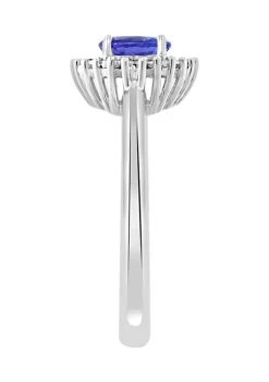 Outlet 😀 3/4 ct. t.w. Natural Tanzanite and 1/10 ct. t.w. Diamond Ring in Sterling Silver by Effy® ⭐ 9 Outlet 😀 3/4 ct. t.w. Natural Tanzanite and 1/10 ct. t.w. Diamond Ring in Sterling Silver by Effy® ⭐ -Effy® Sales Shop Belk 985